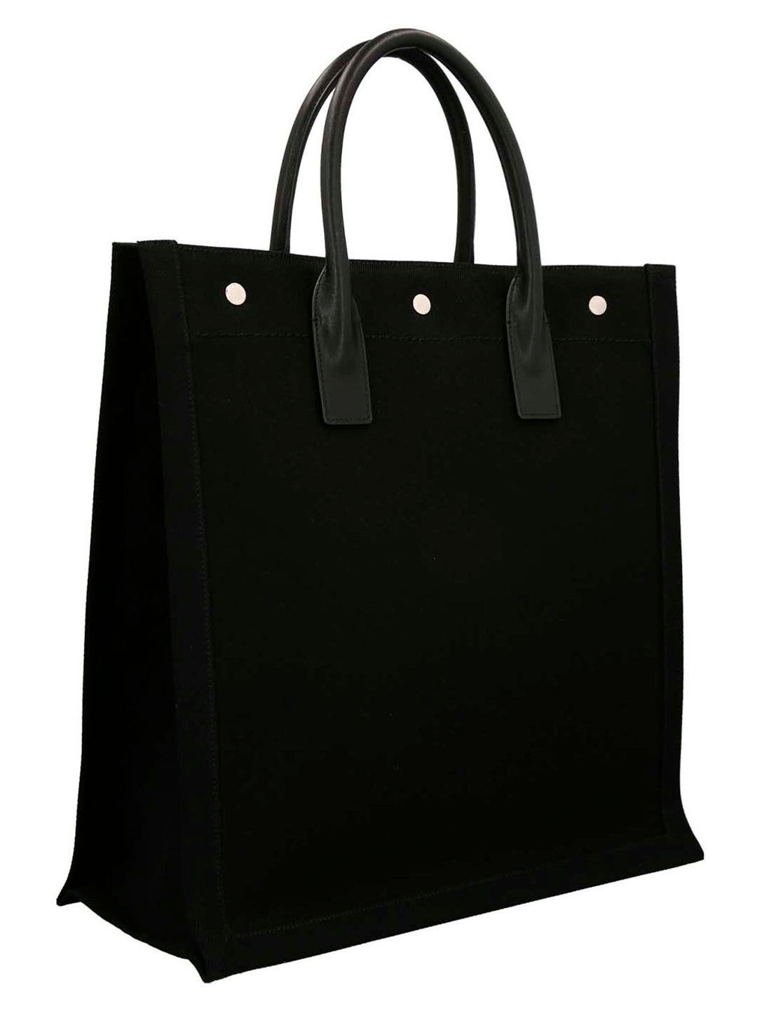 Rive Gauche North/South Tote Bag White/Black