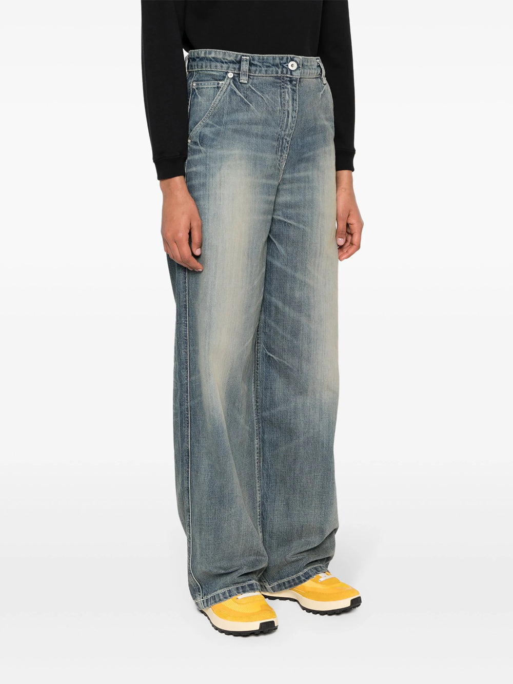 Wide leg jeans