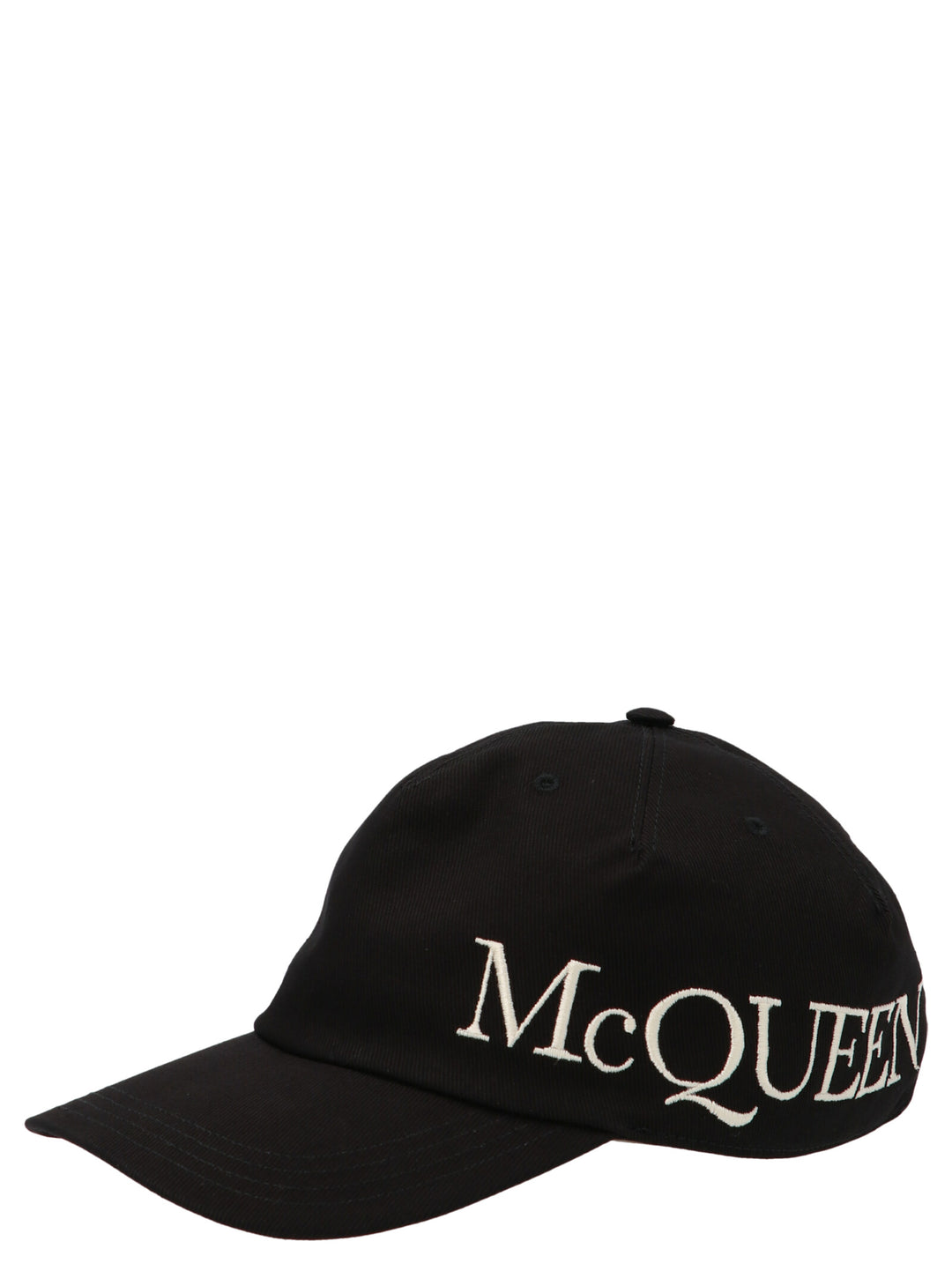 Mcqueen Logo Embroidery Cap Hats - Black | 45abf82fa5fe3e4185b76f5a823740f593ef3446