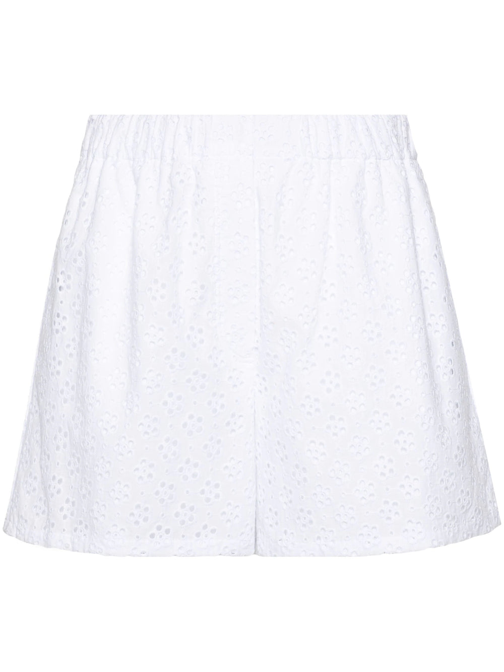 Shorts with broderie anglaise