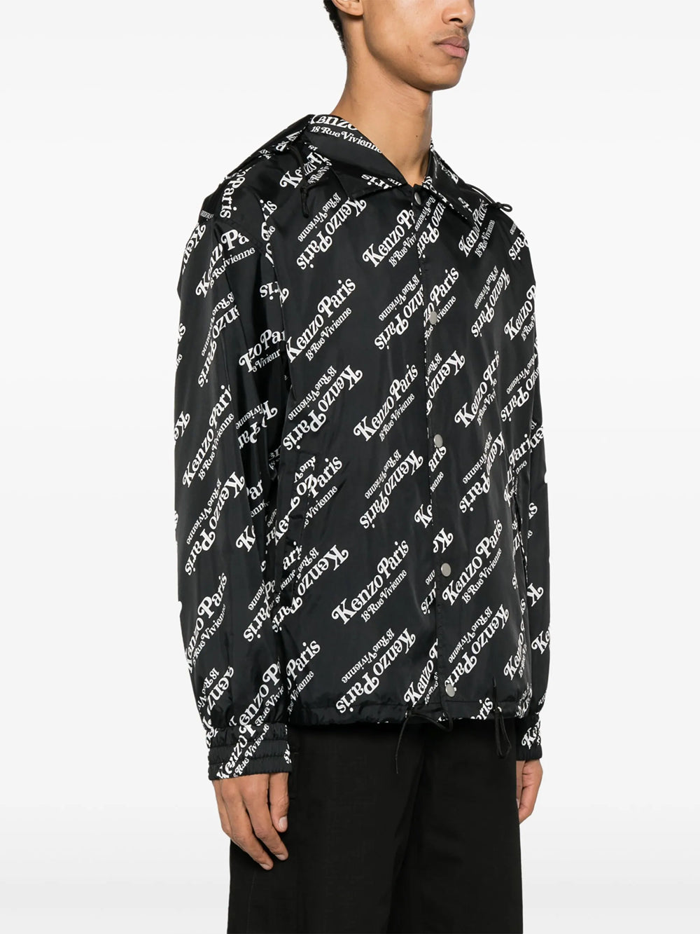 Windbreaker with print