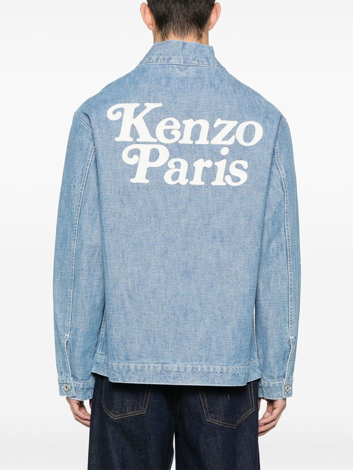 Poncho with Kenzo x Verdy embroidery