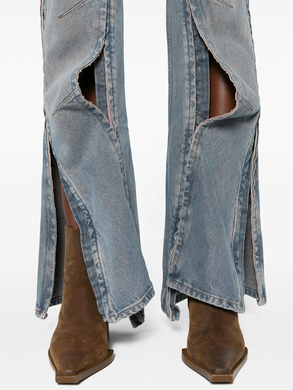 Hook and Eye low-waisted flared jeans