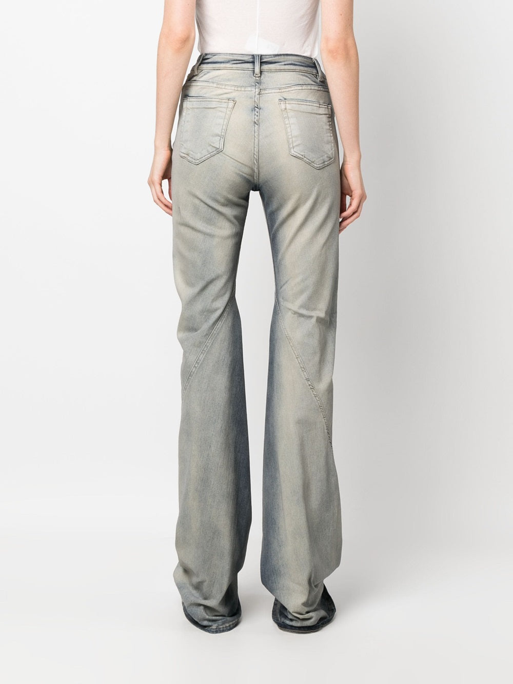 Straight Bias jeans with medium rise