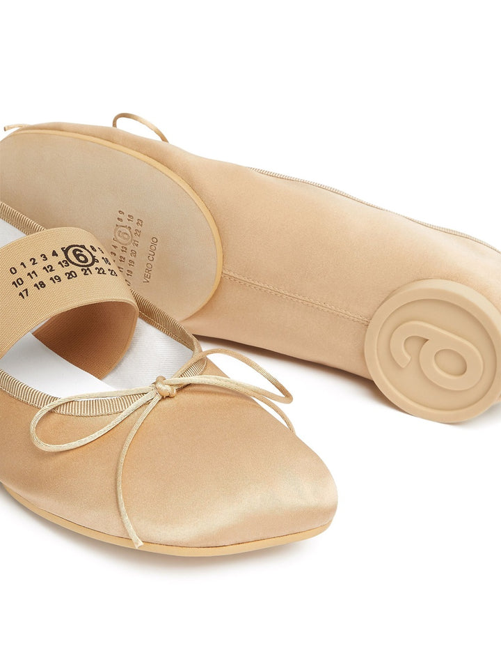 Atomic ballet flats