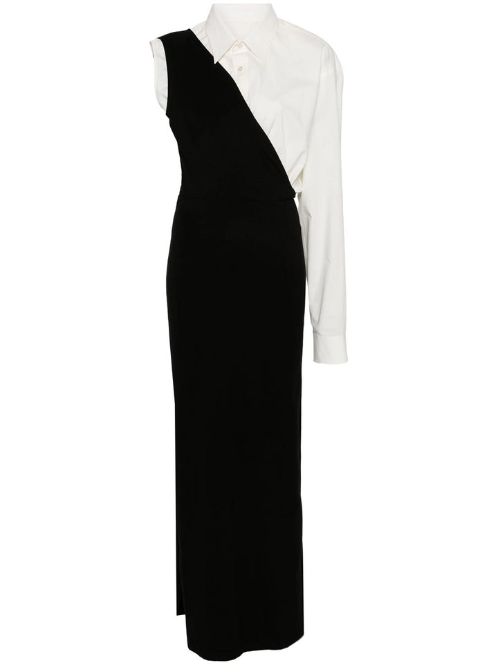 single sleeve maxi dress