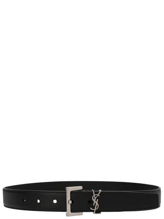 Monogram Belts Black