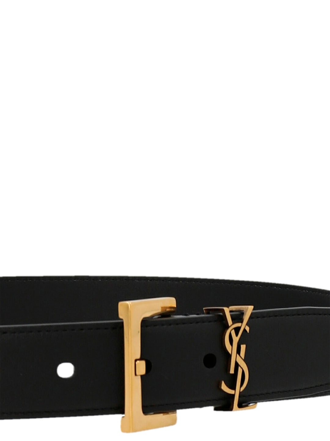 Saint Laurent Cassandre Belts - Black | e236346fa34ad33b504463799d55e9524dba3a74