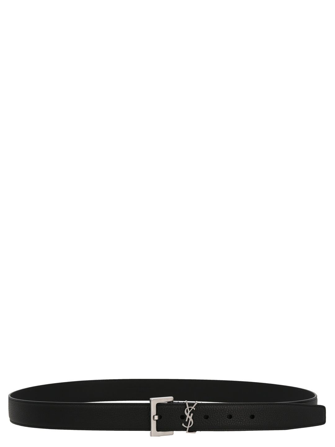 Saint Laurent Monogram Belts - Black | 045cb2b60db5ebfa3678dfb64f64fbf376a746de