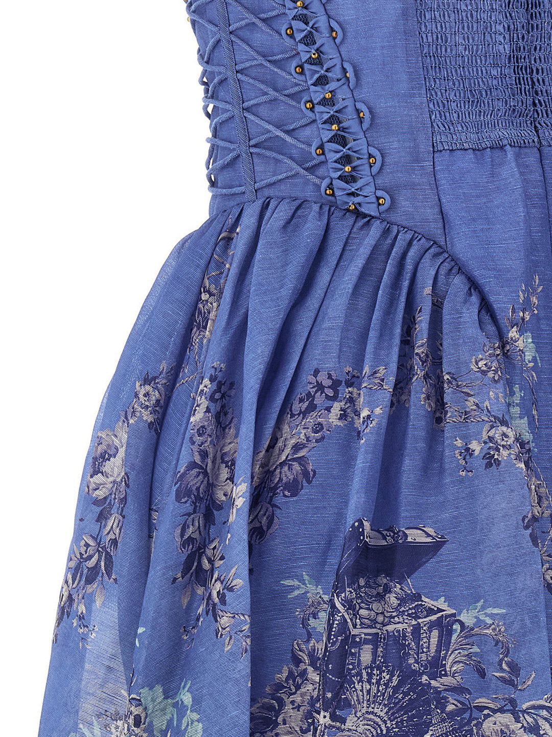 Zimmermann Rebellion Mermaid Picnic Dresses - Blue | 367588476c83d14be1740ffeed8fac654a8d8f46