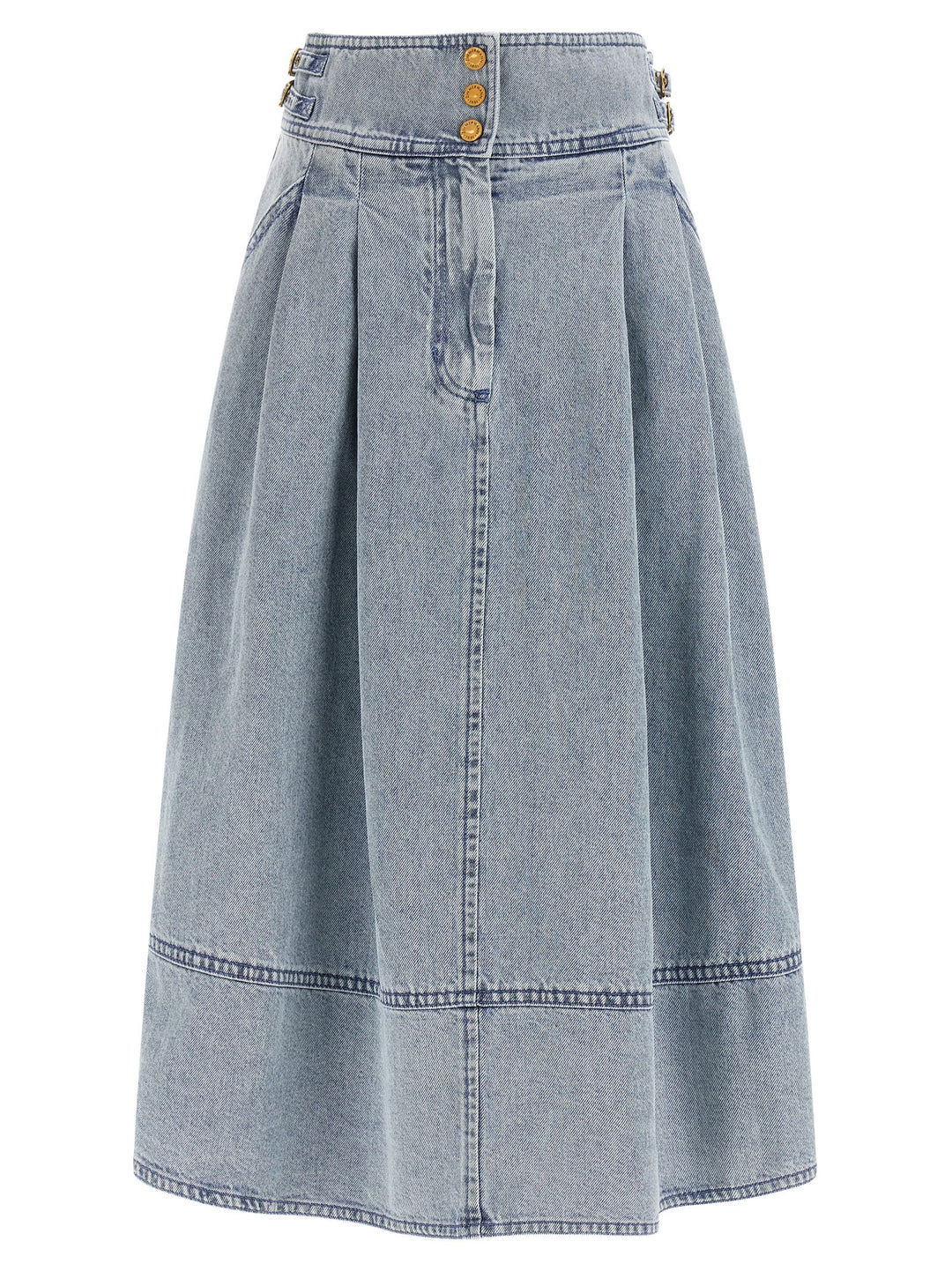 Zimmermann Denim Skirt Skirts - Light Blue | 10237982276d8c82d425a16558153e9b044f5da1