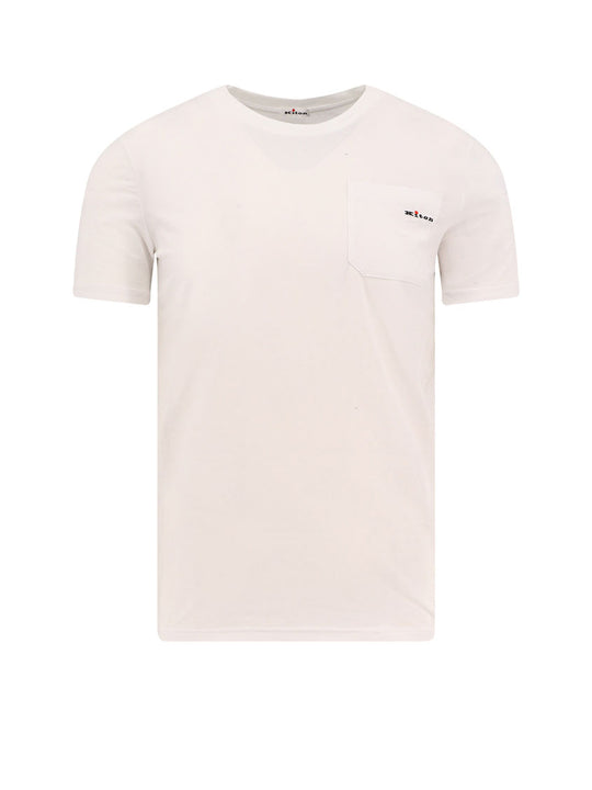 Cotton T-Shirt With Embroidered Logo