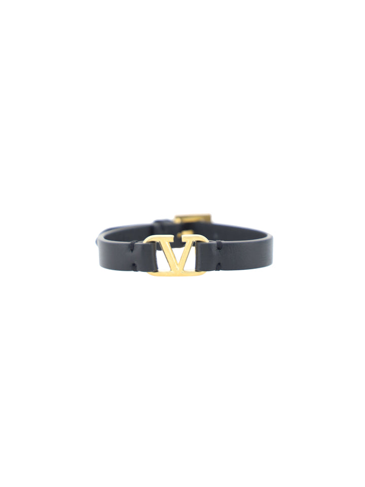 LEATHER BRACELET (LOGO 25X15mm) | VLOGO