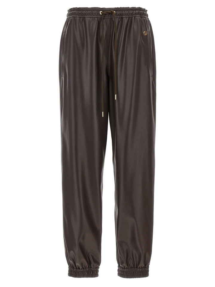 Alter Mat Joggers Pants Brown