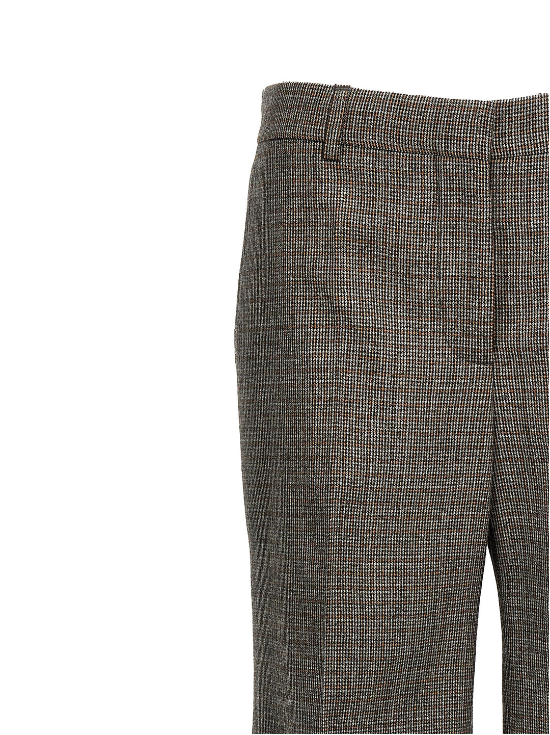 Houndstooth Foot Pants Gray