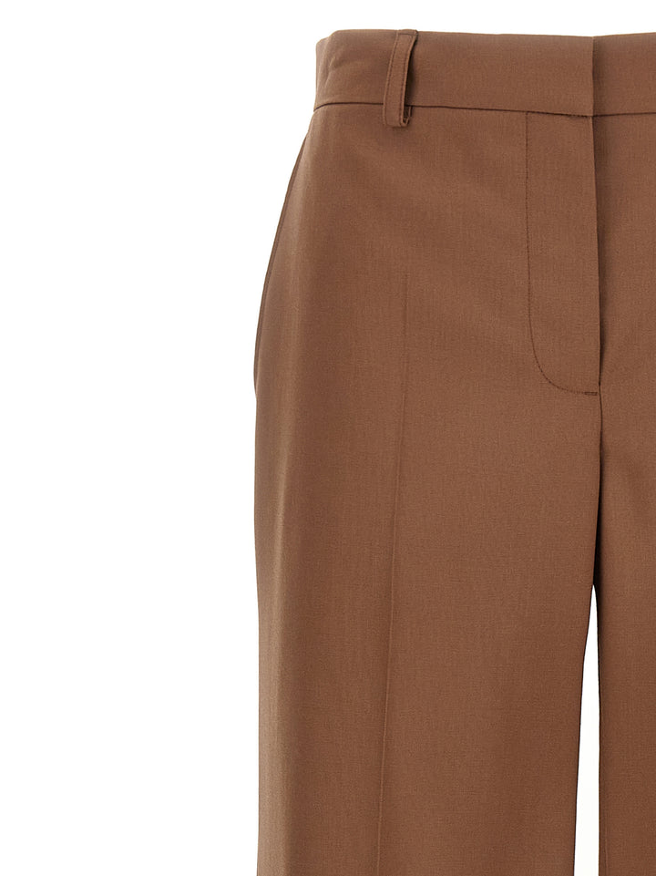 Stella Mccartney Wool Pants - Brown | 51c09592b864be6a788a0844ff848fa6ada816e8