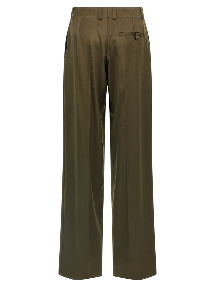 Stella Mccartney Wool Pants - Green | 976a26ac945c4ee696f803826d4eceba7fc1d4a2