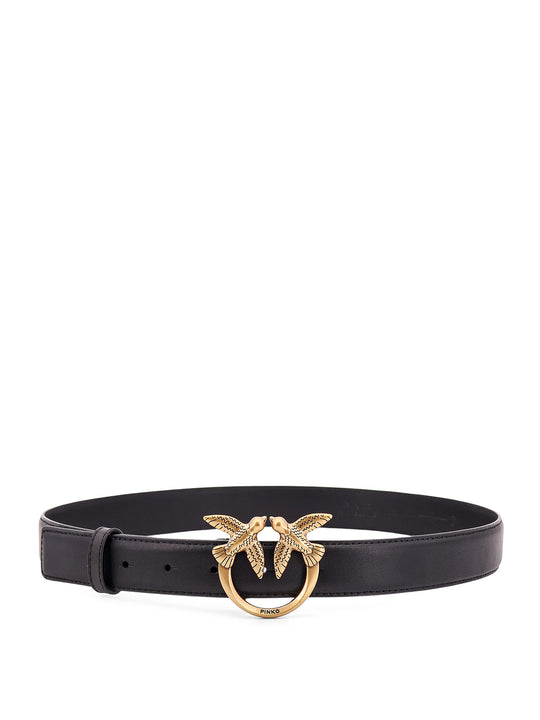 Berry Leather Belt
