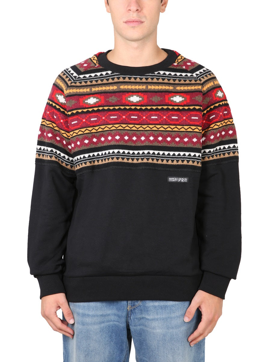 Marcelo Burlon Sweaters - Black | 6b36267f17e0d8bde579d9583d6e0319737485e0