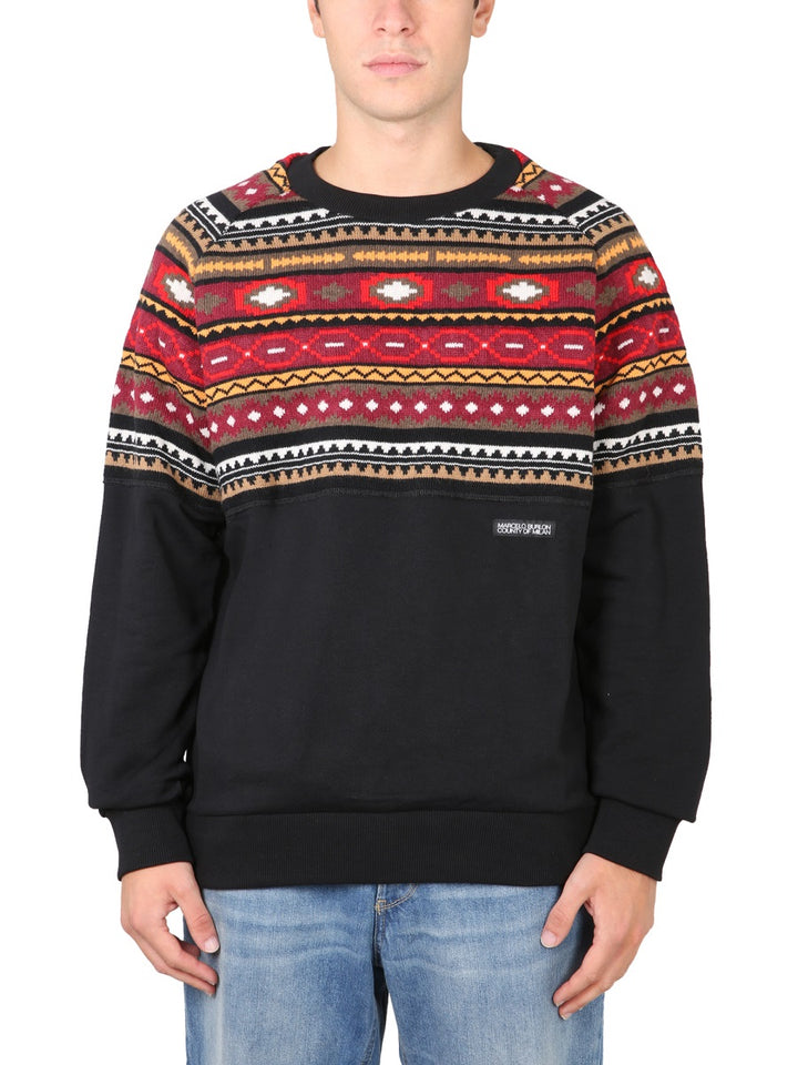 Marcelo Burlon Sweaters - Black | 6b36267f17e0d8bde579d9583d6e0319737485e0