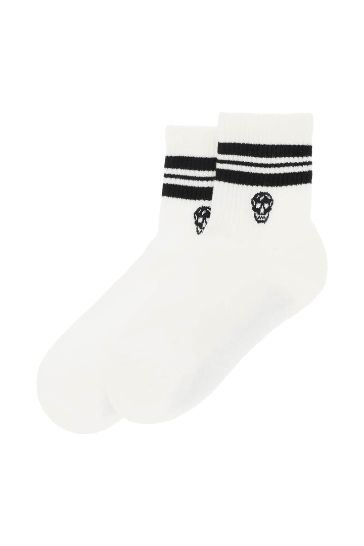 Stripe Skull Sports Socks