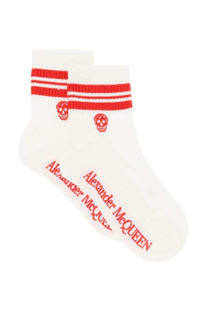 Stripe Skull Sports Socks