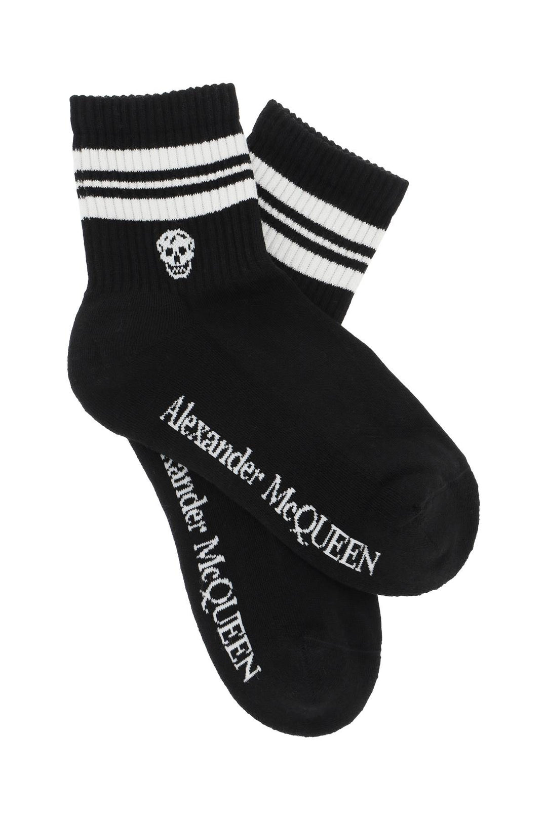 Stripe Skull Sports Socks