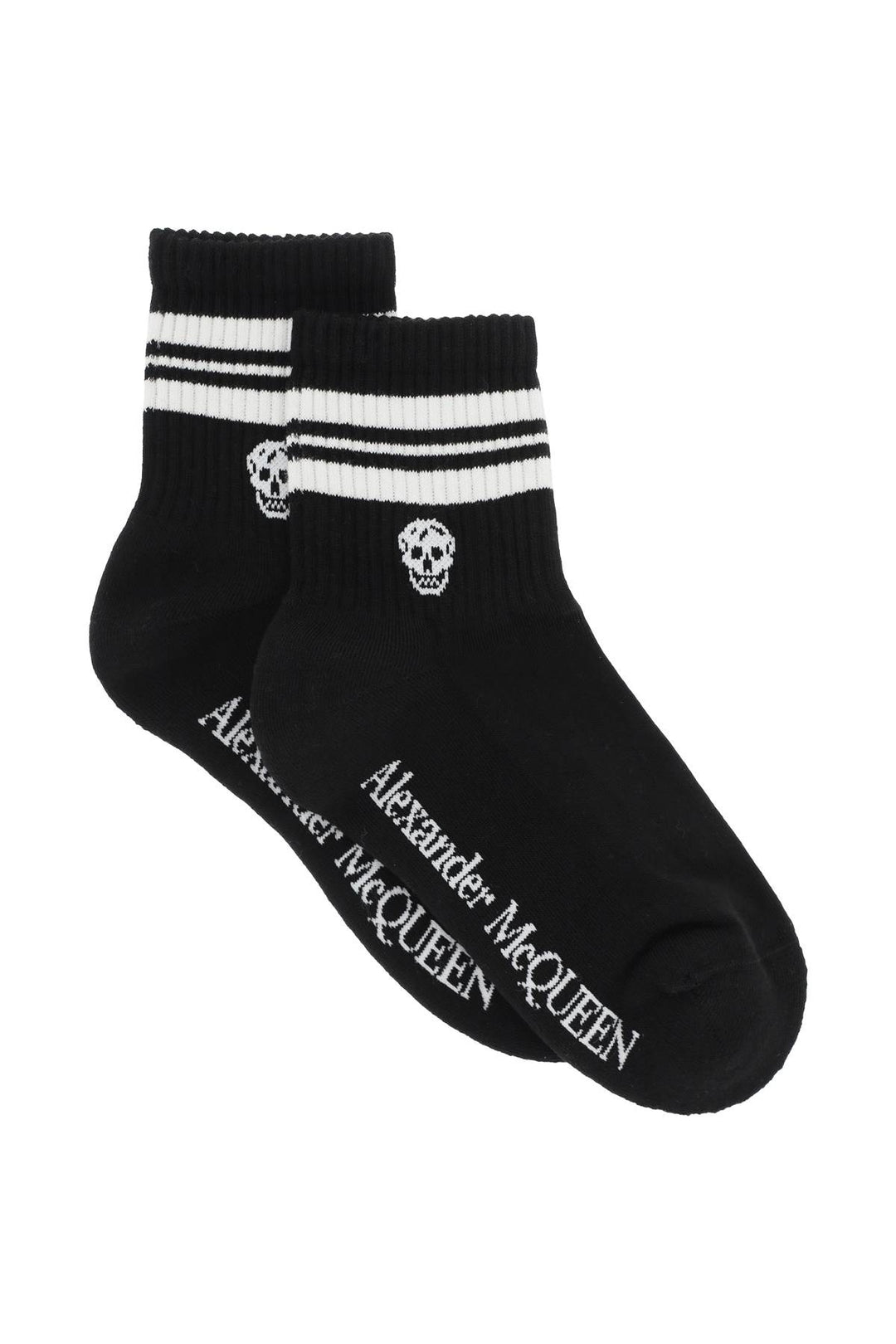 Stripe Skull Sports Socks