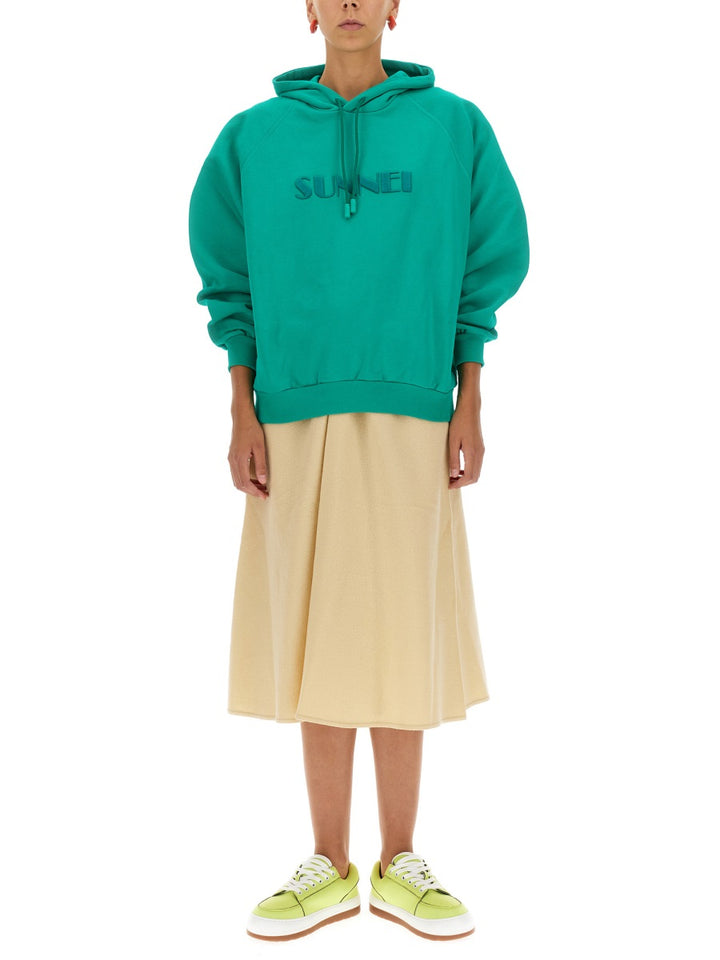 Sunnei Sweatshirts - Green | Wanan Luxury