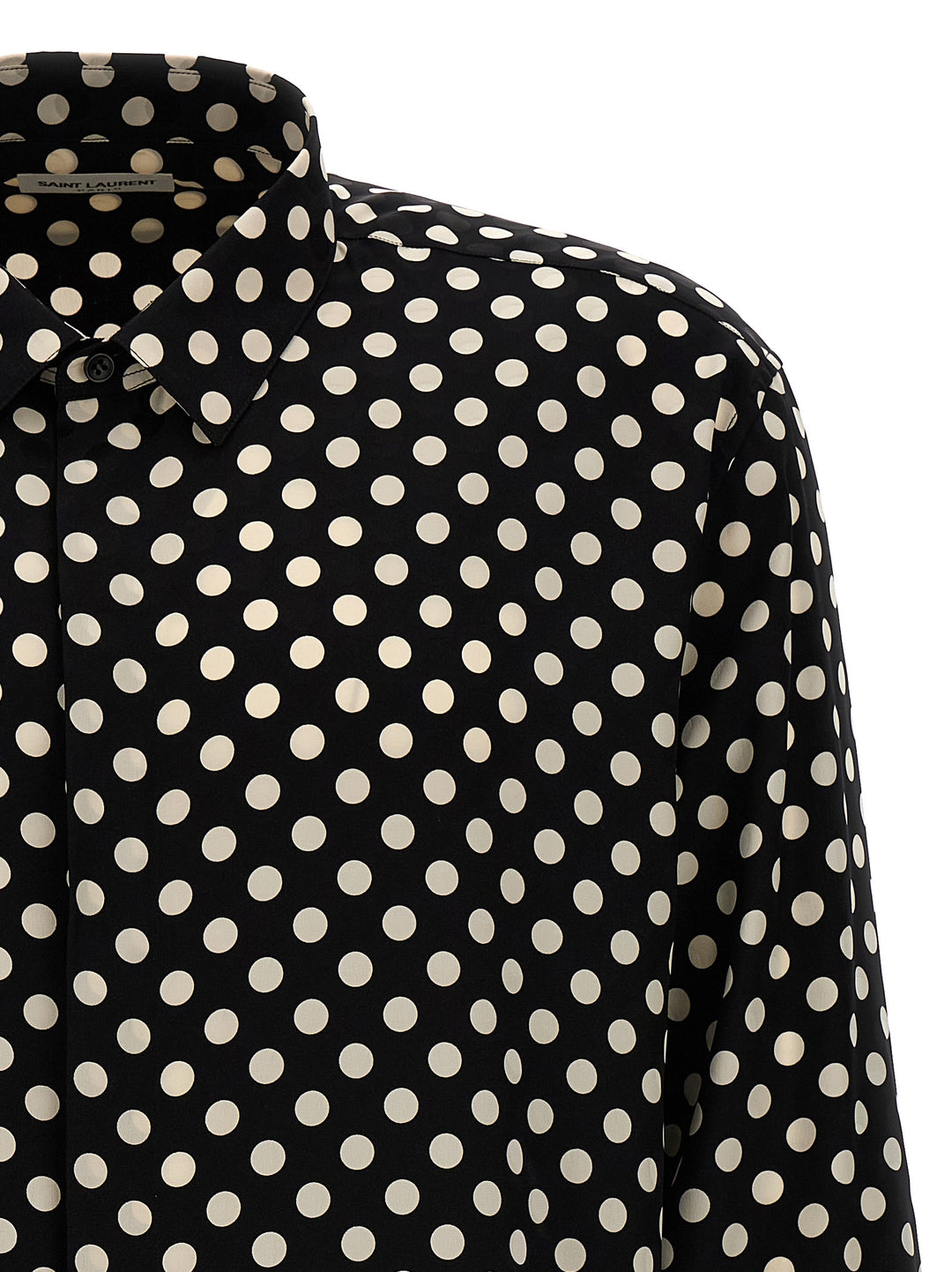 Polka Dot Shirt Shirt, Blouse White/Black