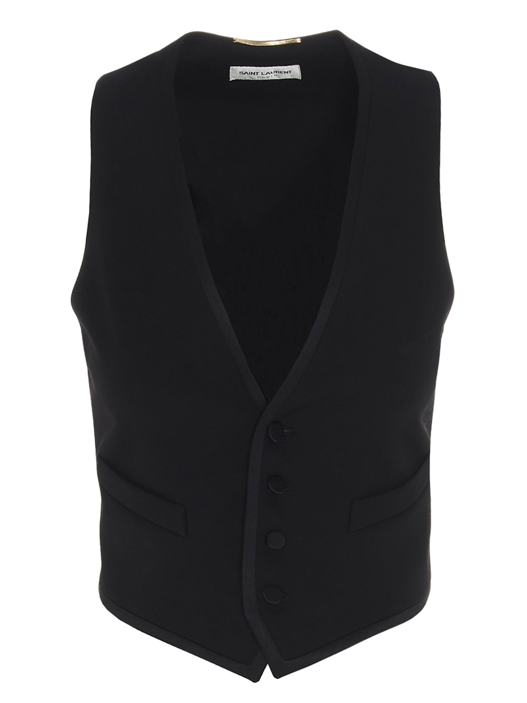 Short Tuxedo Gilet Black