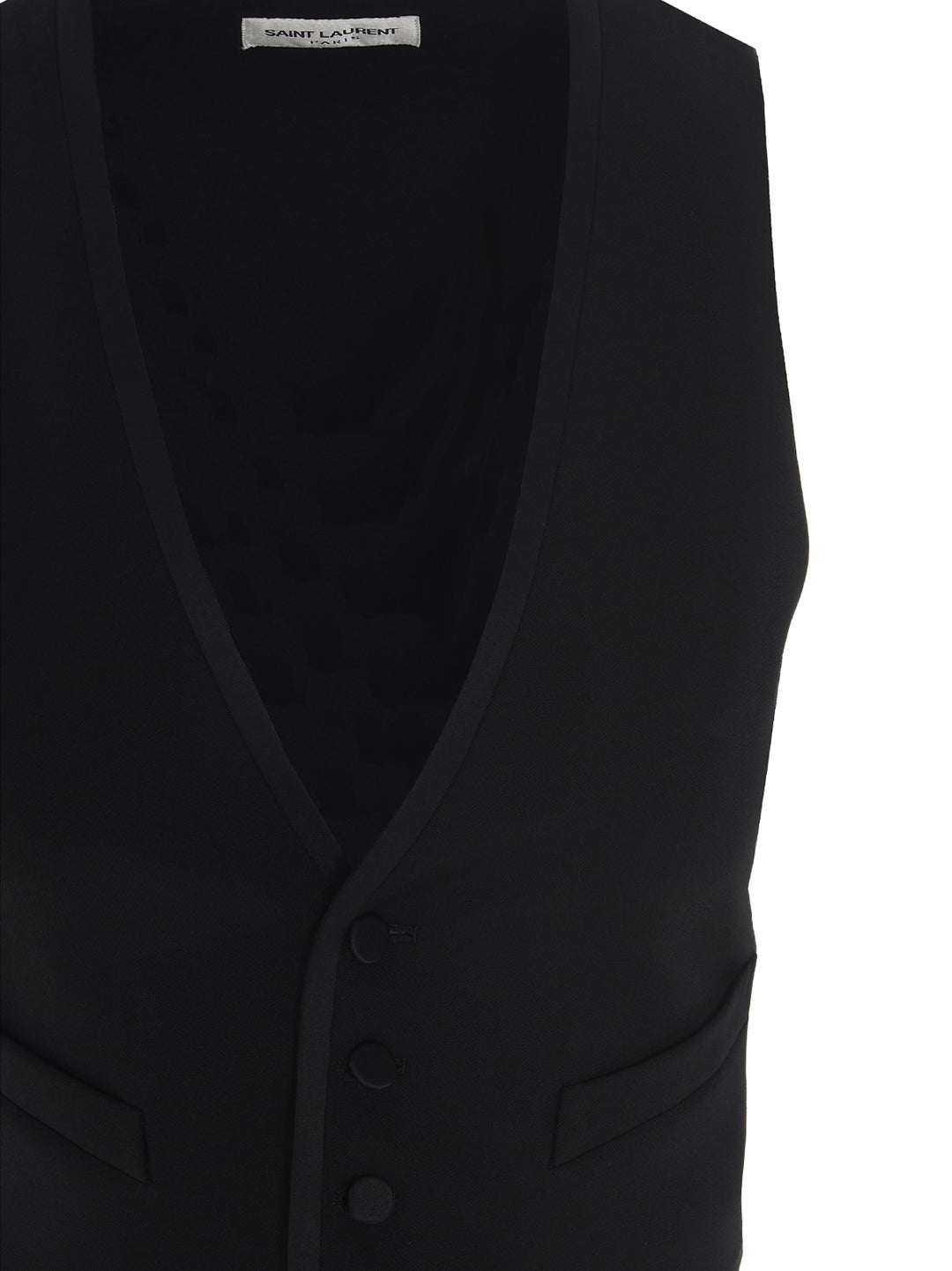 Short Tuxedo Gilet Black