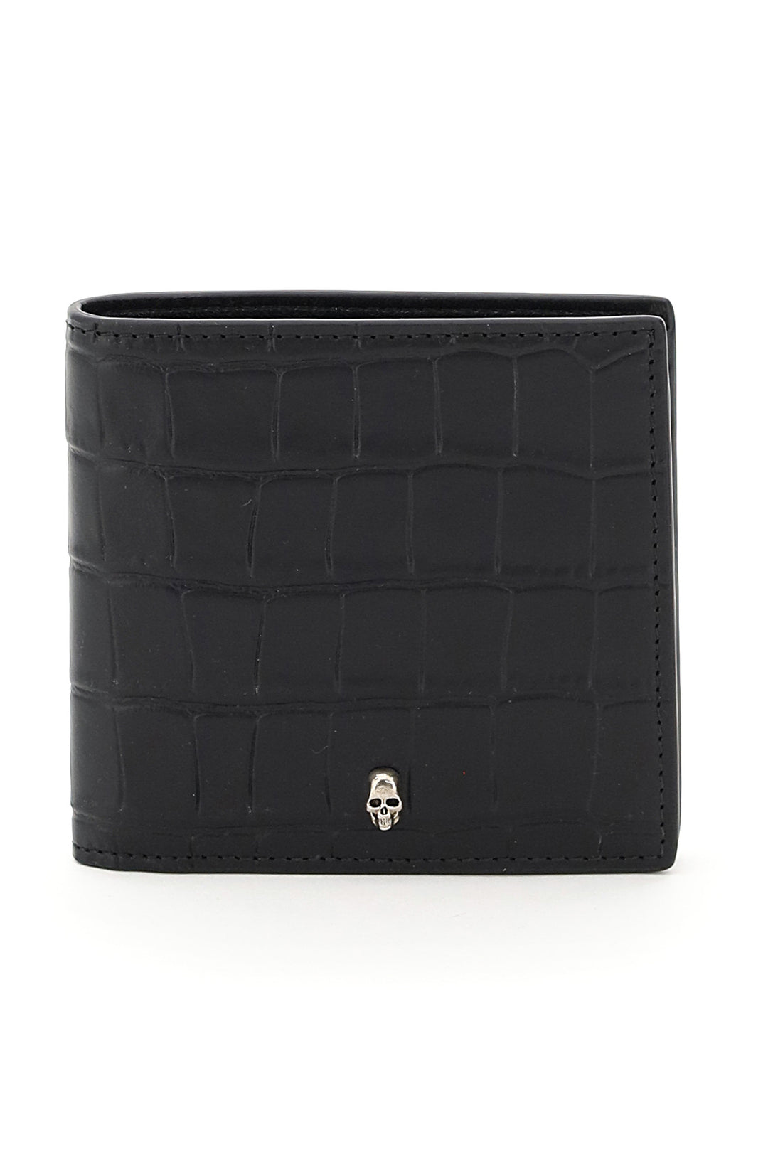 Croco Embossed Bi Fold Wallet