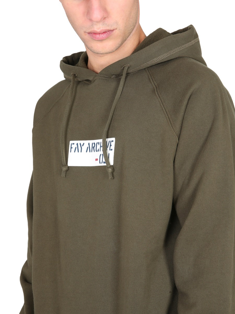 Fay Sweatshirts - Military Green | 381080a29be77fbe9d21f39f519eaa54abba3efb