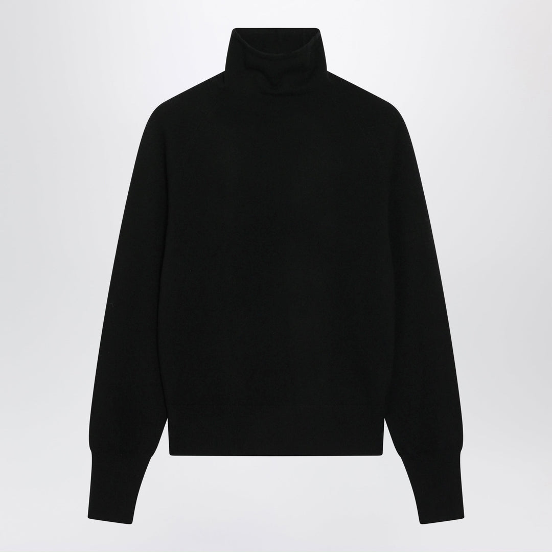 Almada Label Black Farra Turtleneck Sweater In Cashmere