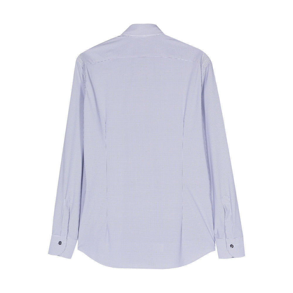 Mazzarelli Shirts - White, Blue | 63c7a0d74f394a64ccd189b348be4ad81c2bd78a