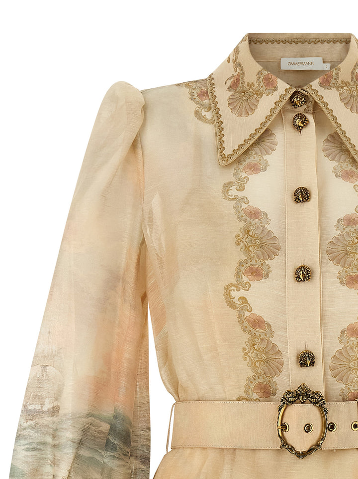 Zimmermann Rebellion Marine Dresses - Beige | af43ba8eb13fc0f96a5668c7b3410bb8117e0310