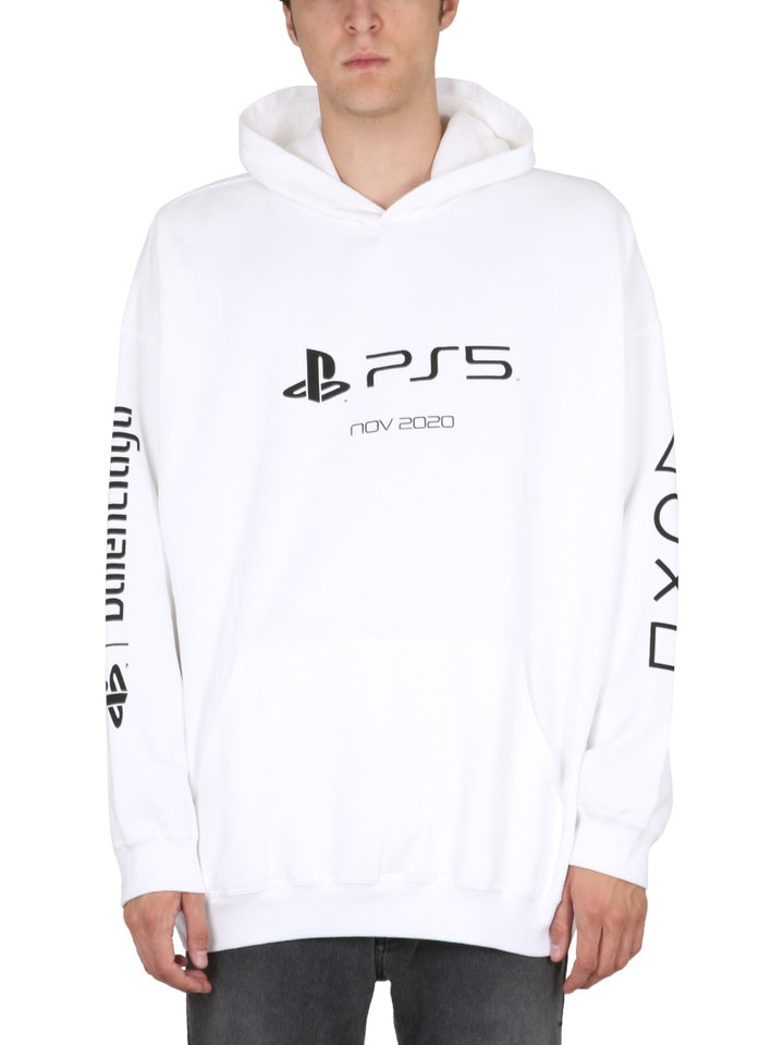 Balenciaga Sweatshirts - White | ef2b3a149772a3d477deceb4796971676e51618e