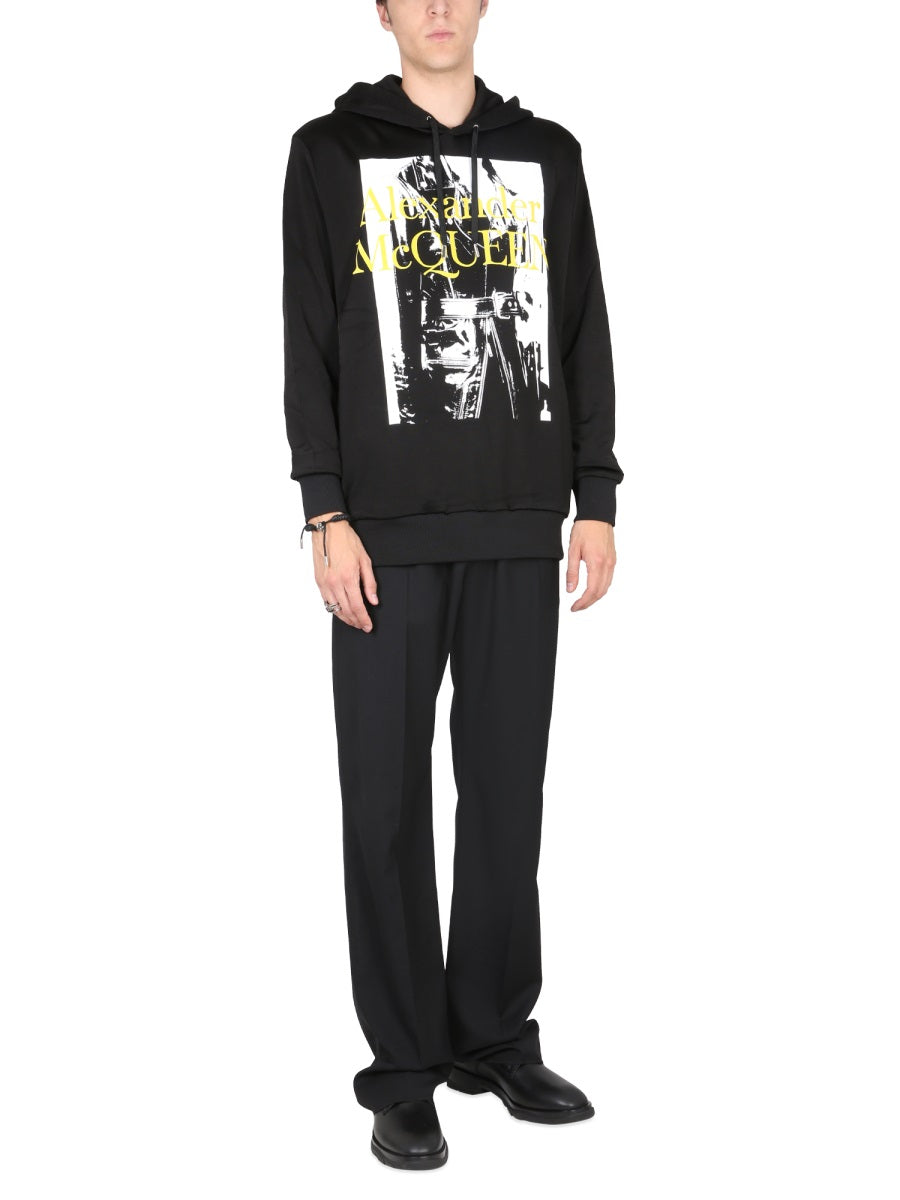 Alexander McQueen Sweatshirts - Black | Wanan Luxury