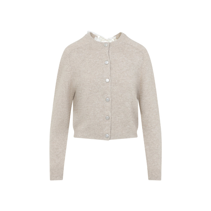 Carven Cardigan - Nude & Neutrals | bbe074d4828ed7309d901e4f4bd2fb75aed7a167
