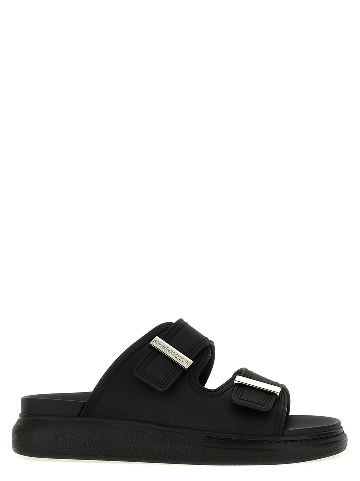Mcqueen Rubber Sandals - Black | cdc69d6b97b74a474b8495046d47be333fbed850