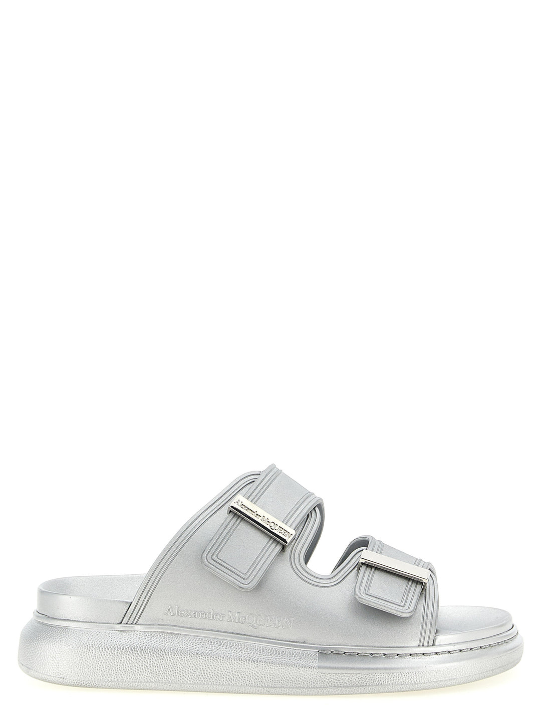 Mcqueen Hybrid Sandals - Silver | 8a68357c0a73d487e6ccaeeb0bc576267564e91f