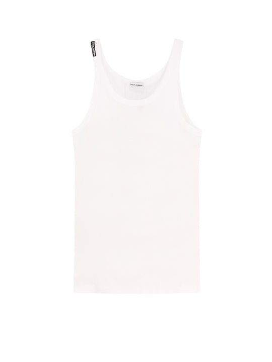 Ribbed Cotton Tank Top