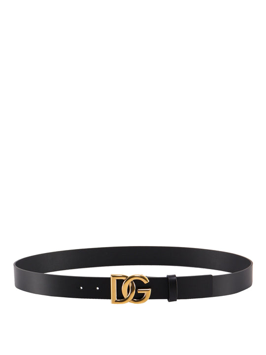 Leather Logoed Belt