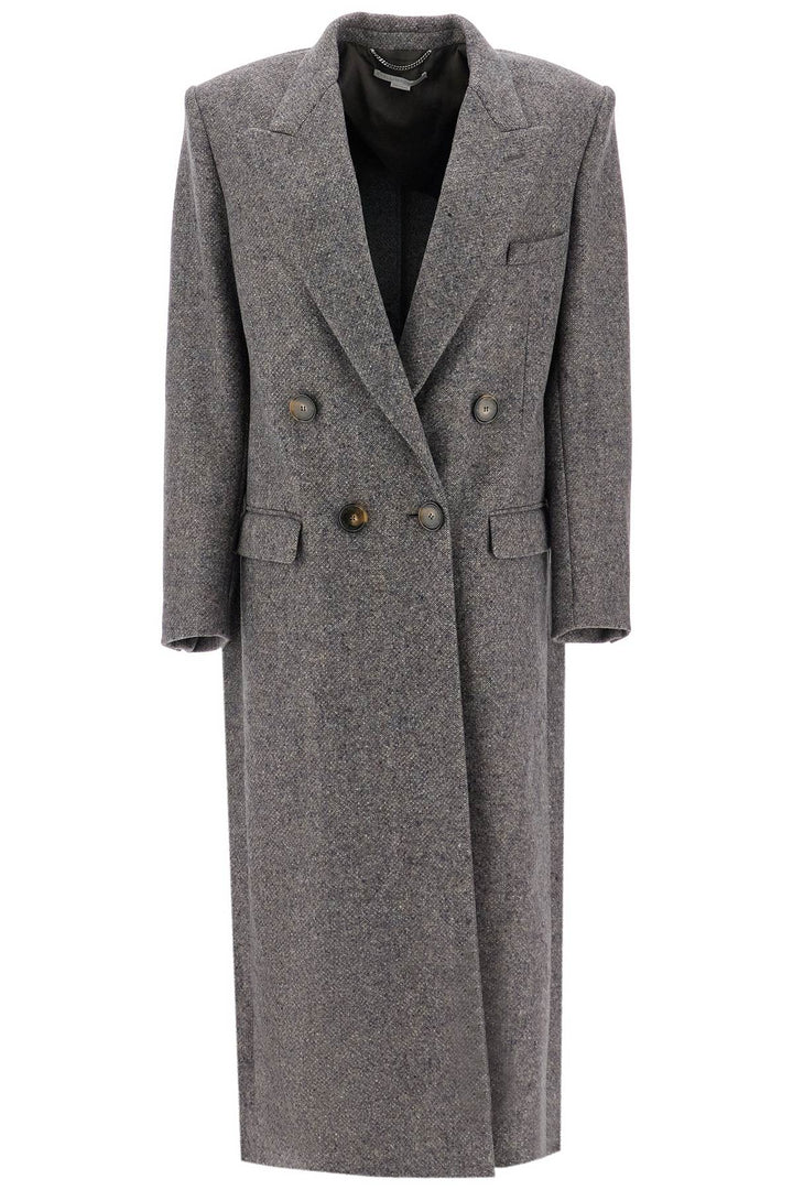 Maxi Cappotto In Tweed