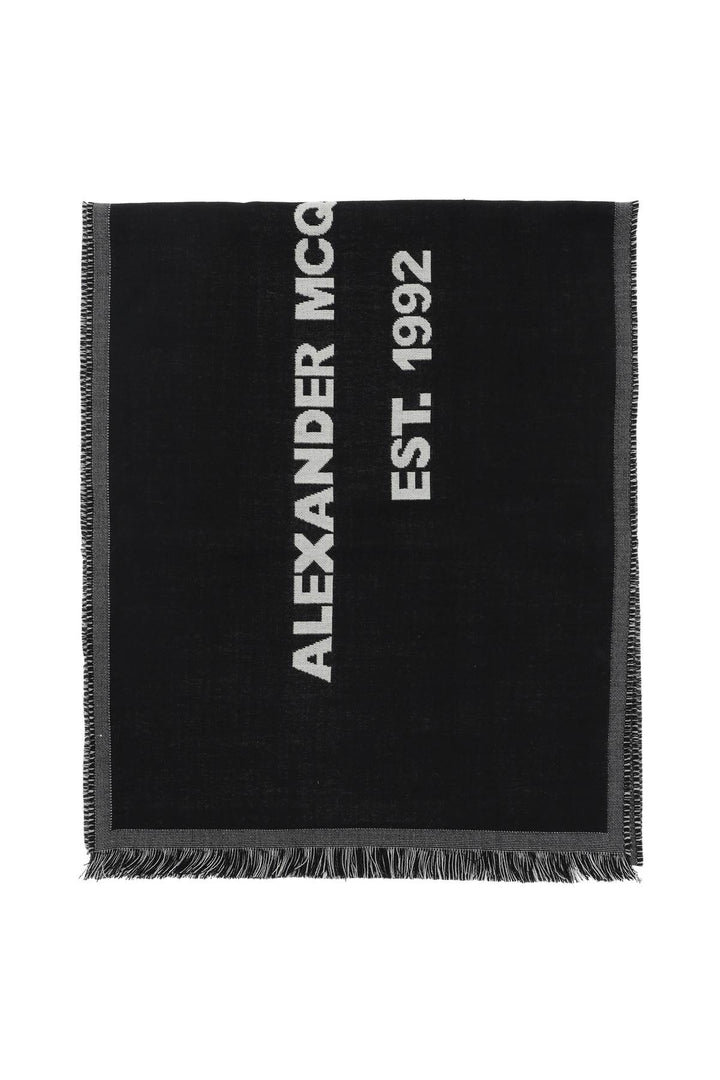 Mcqueen Graffiti Oversized Scarf