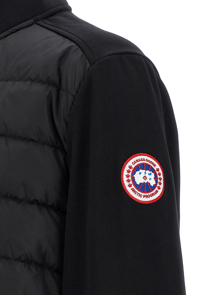 Canada Goose Huron Hybridge® Puffer Jackets - Black | 5d8f81ed489a4ce9be3842d125ab0f3eda114b21
