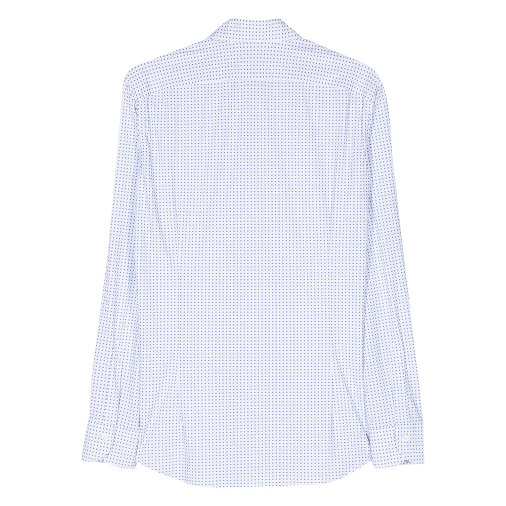 Mazzarelli Shirts - White, Blue | c0d0f00af610e6414e63903c8d283efc06923476