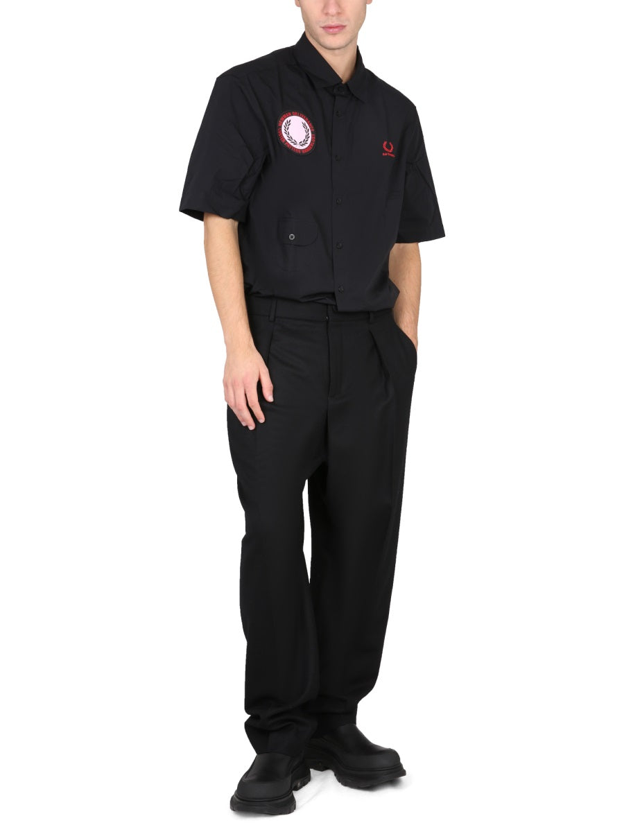 Fred Perry x Raf Simons Shirts - Black | Wanan Luxury