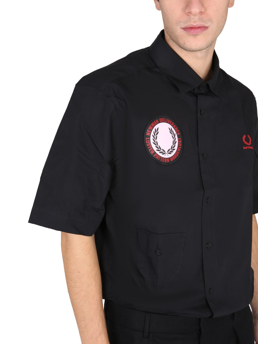 Fred Perry x Raf Simons Shirts - Black | Wanan Luxury